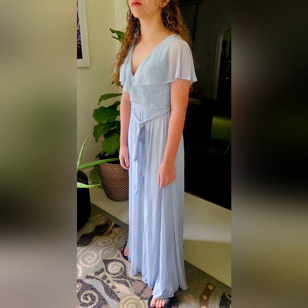 AZAZIE Mist Bridesmaid Dress.